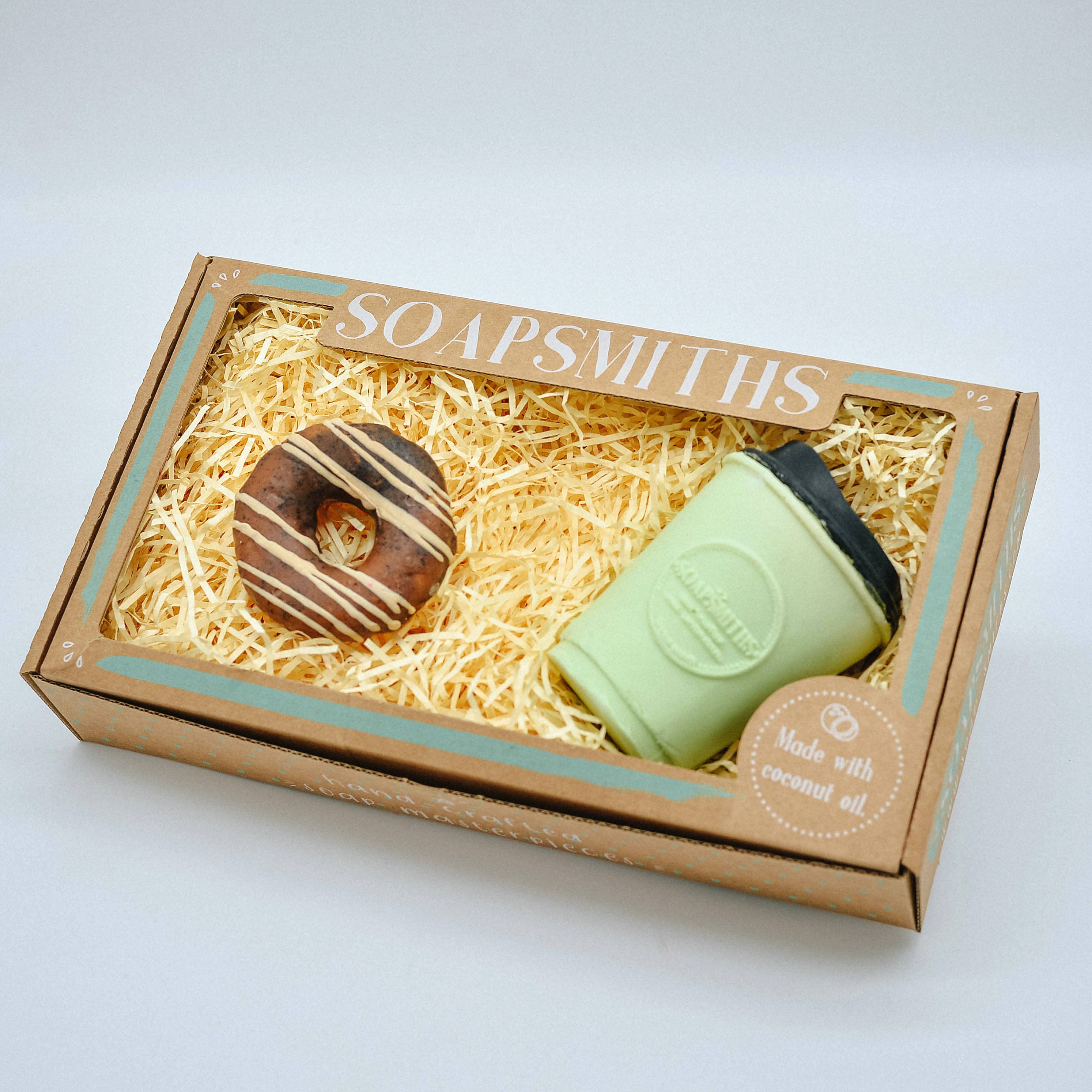 Sale!! The Quirky Soaper - Coffee + Donut Duo