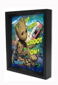 Guardian Galaxy Vol 2 - Groot 3D Lenticular Shadowbox