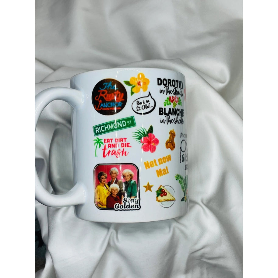 Golden Girls Stay Golden 11oz Coffee Mug Thank you for being a Friend