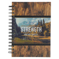 The Lord is My Strength... Wirebound Journal