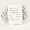 Anniversary Table Plaque 7" Tall