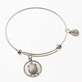 Turtle Silver Expandable Bangle Charm Bracelet