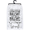 Kitchen Towel - A Friend Is Someone Who Listens