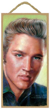 Elvis Presley Wood Sign