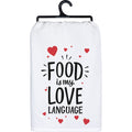 Food Is My Love Language Kitchen Towel