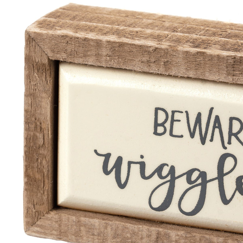 Beware of Wigglebutts Box Sign/Tile Like