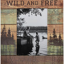 Wild and Free 4x6 Picture Frame