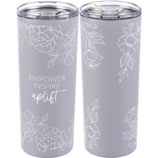 Empower Inspire Uplift Coffee Tumbler