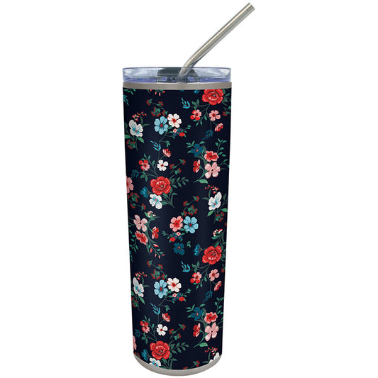 Summer Floral 23oz Tumbler With Straw