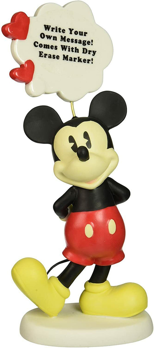 Precious Moments My Thoughts Are Filled With You Mickey Mouse Figurine