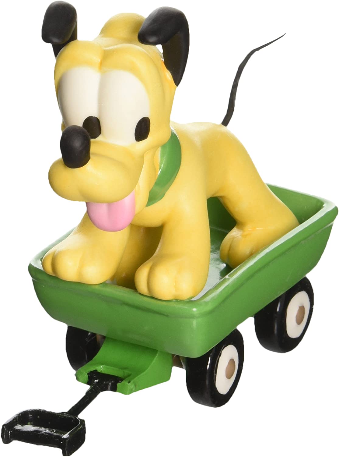 Pluto in Wagon Disney Precious Moments Figurine