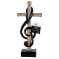 Treble Clef Tabletop Cross