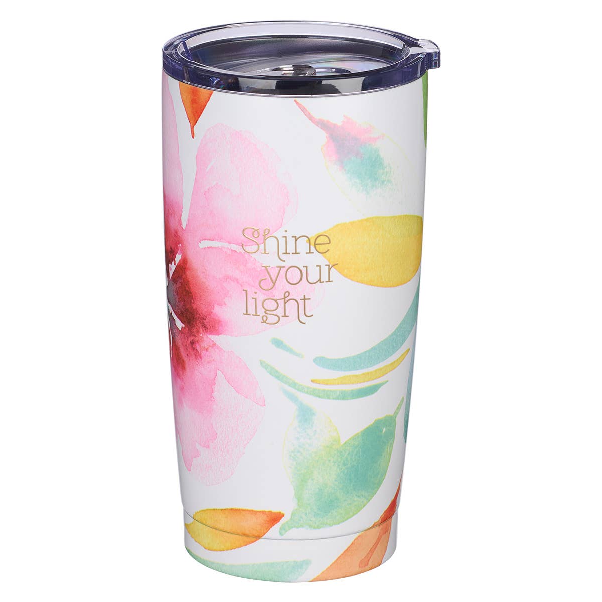 Shine Your Light Stainless Steel Travel Mug