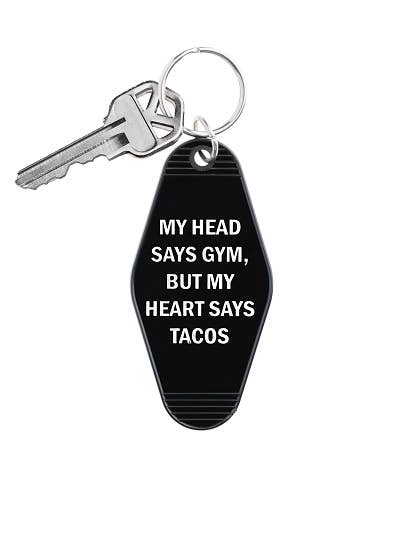 My Head Says Gym..Keychain