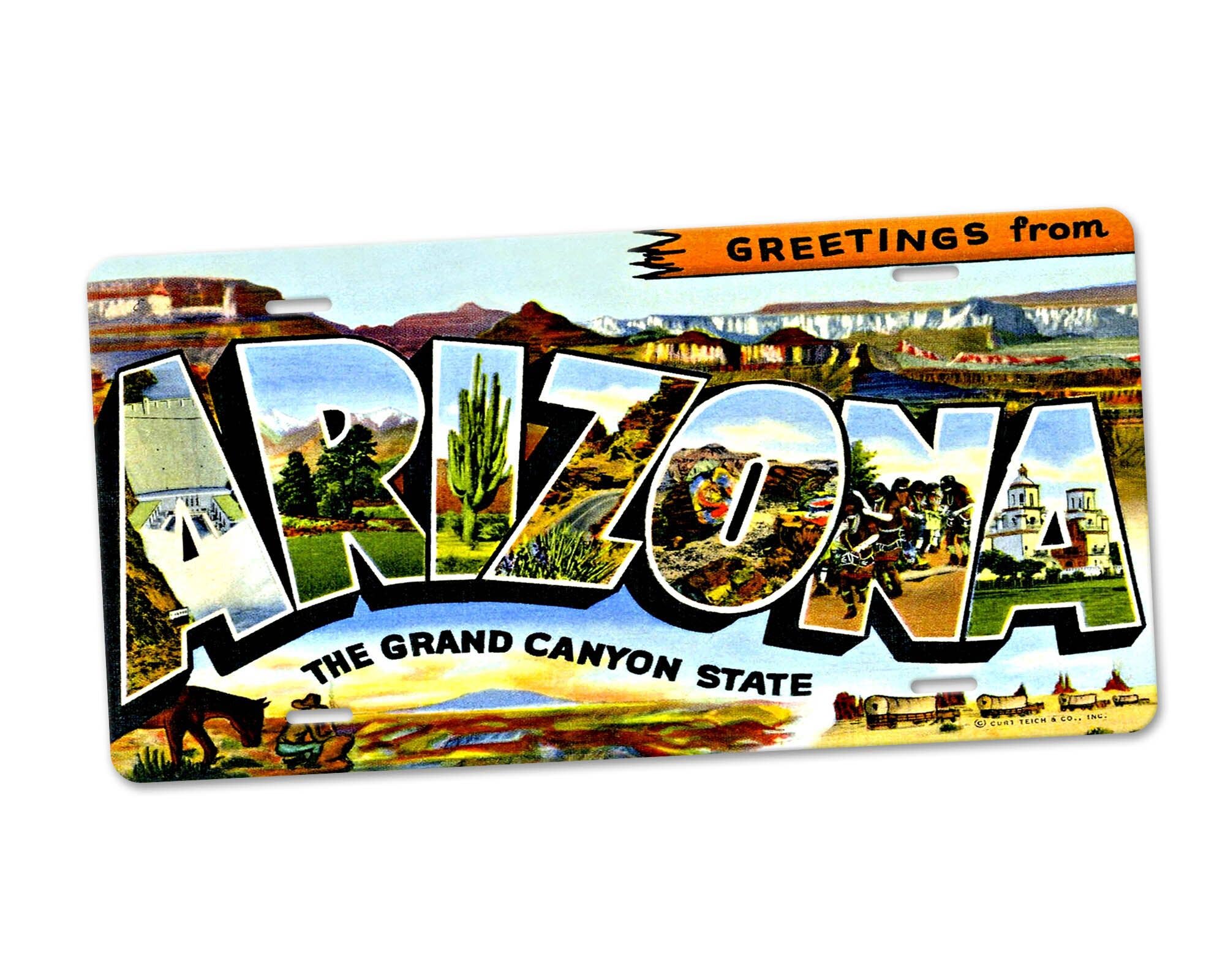 Greetings From Arizona License Plate