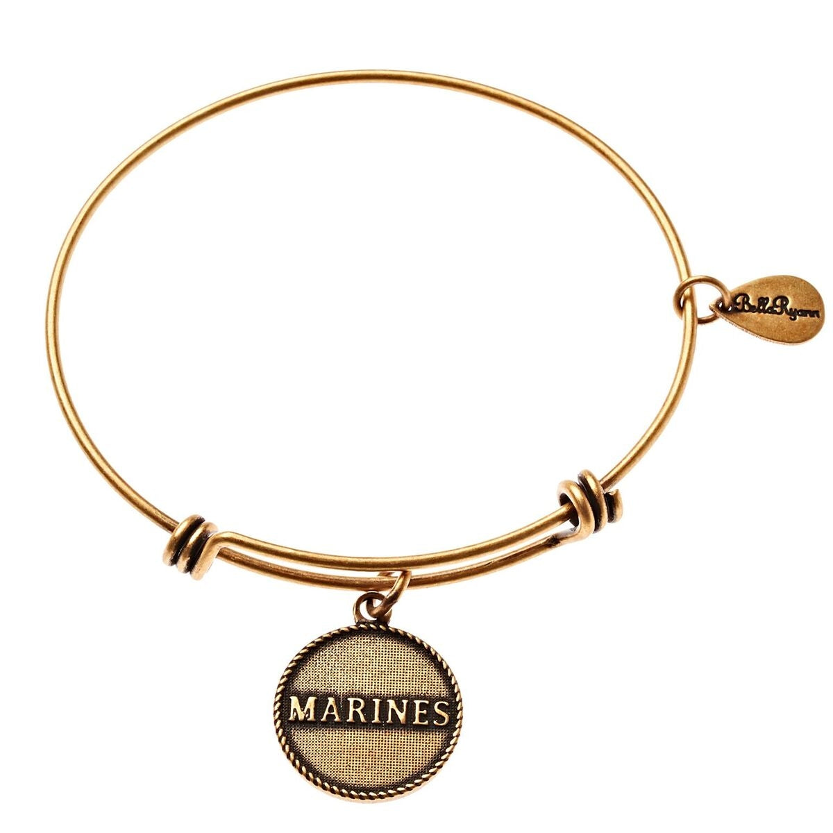 Marines Expandable Bangle Charm Bracelet