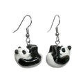 Roly Poly Panda Earrings