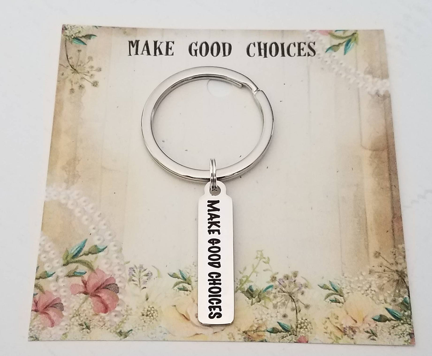 We Like Bling - Make Good Choices keychain