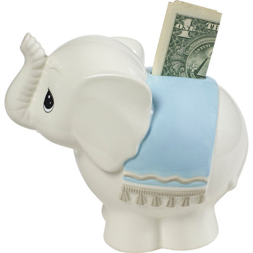 Blue Elephant Bank Precious Moments