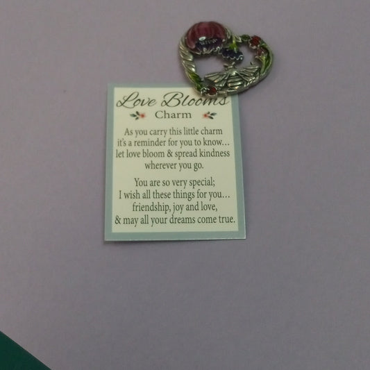 Love Blooms Pocket Charm