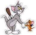 Tom and Jerry Sticker