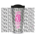 50th Birthday Tumbler with Black Lid