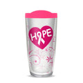 Breast Cancer Awareness Tumbler w/ Neon Pink Lid