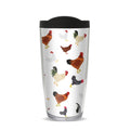 Chicken Tumbler w/ Black Lid