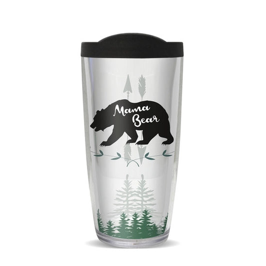 Mama Bear Tumbler w/ Black Lid