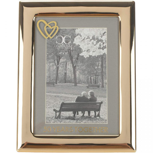 50 Years Together 4x6 Frame Caroline Collection