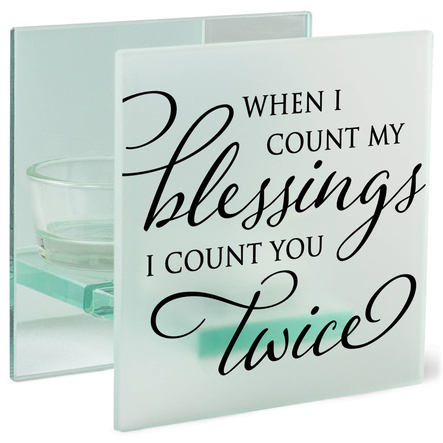 When I Count My Blessings Tealight Holder