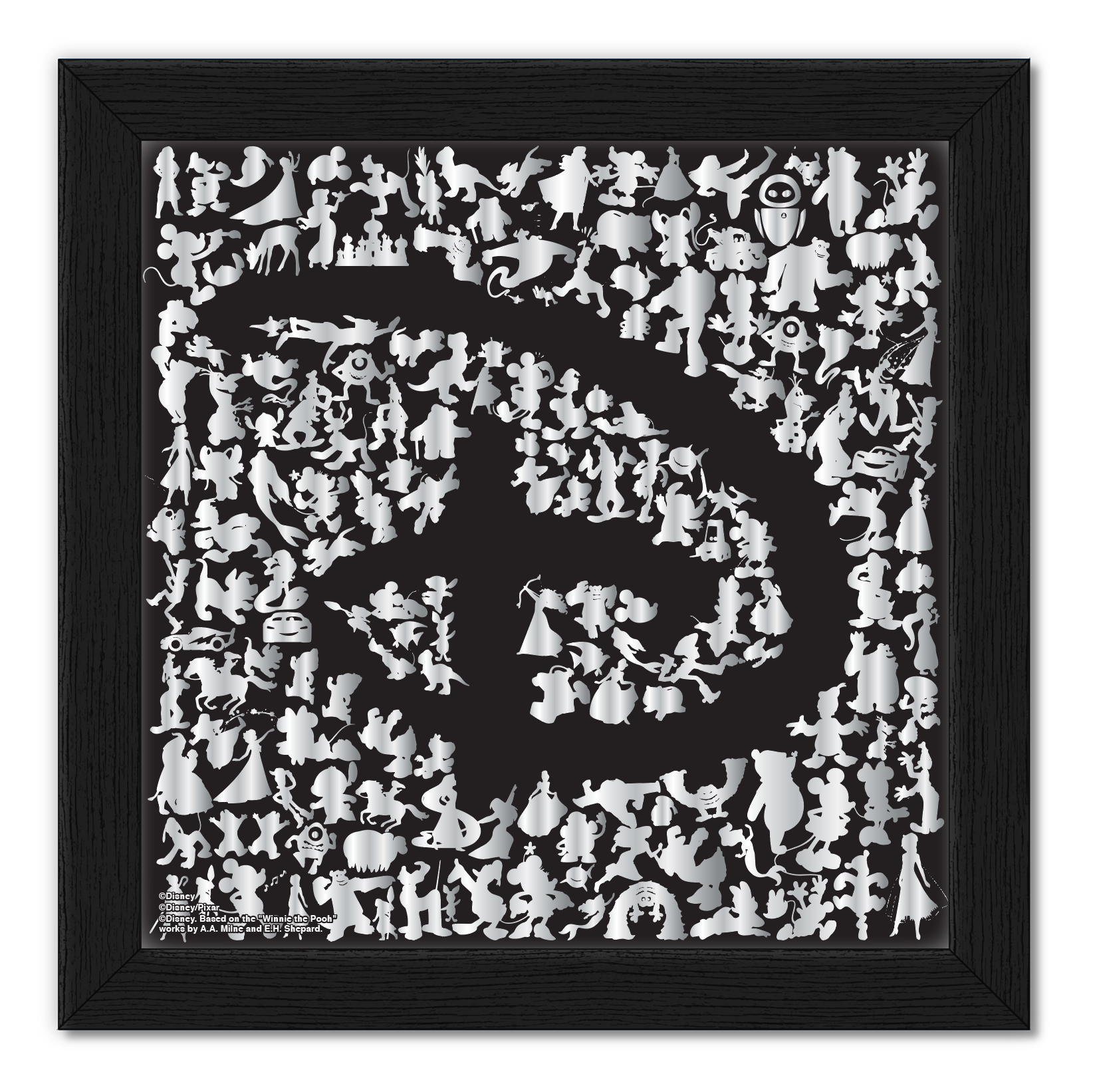 Disney 100 3D Silouhette Decor