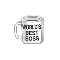 World's Best Boss Mug Wall/Desk Sign