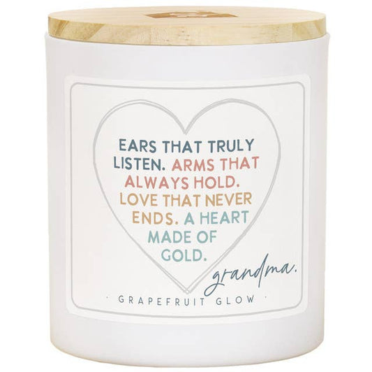 Ears That Truly Listen..Grapefruit Glow Candle