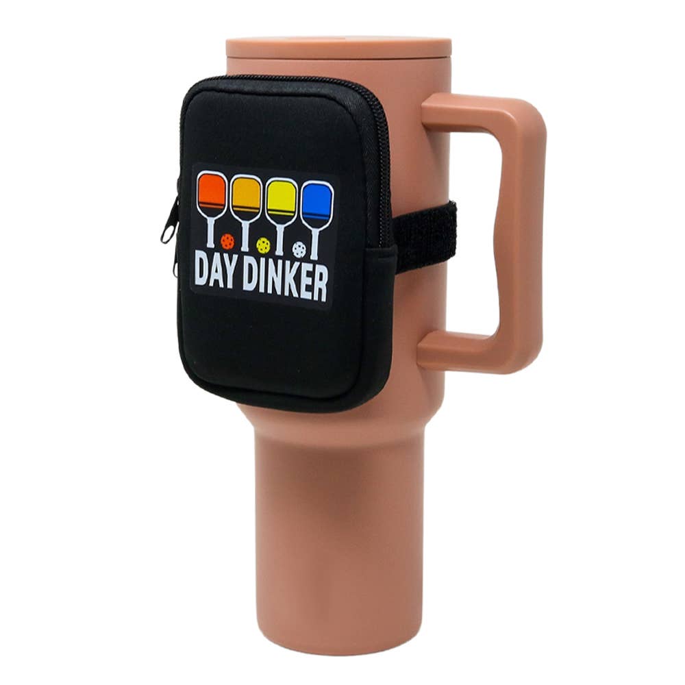 Day Dinker Tumbler Zippered Carry Pouch