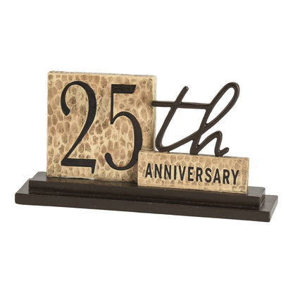 25th Anniversary Word Plaque