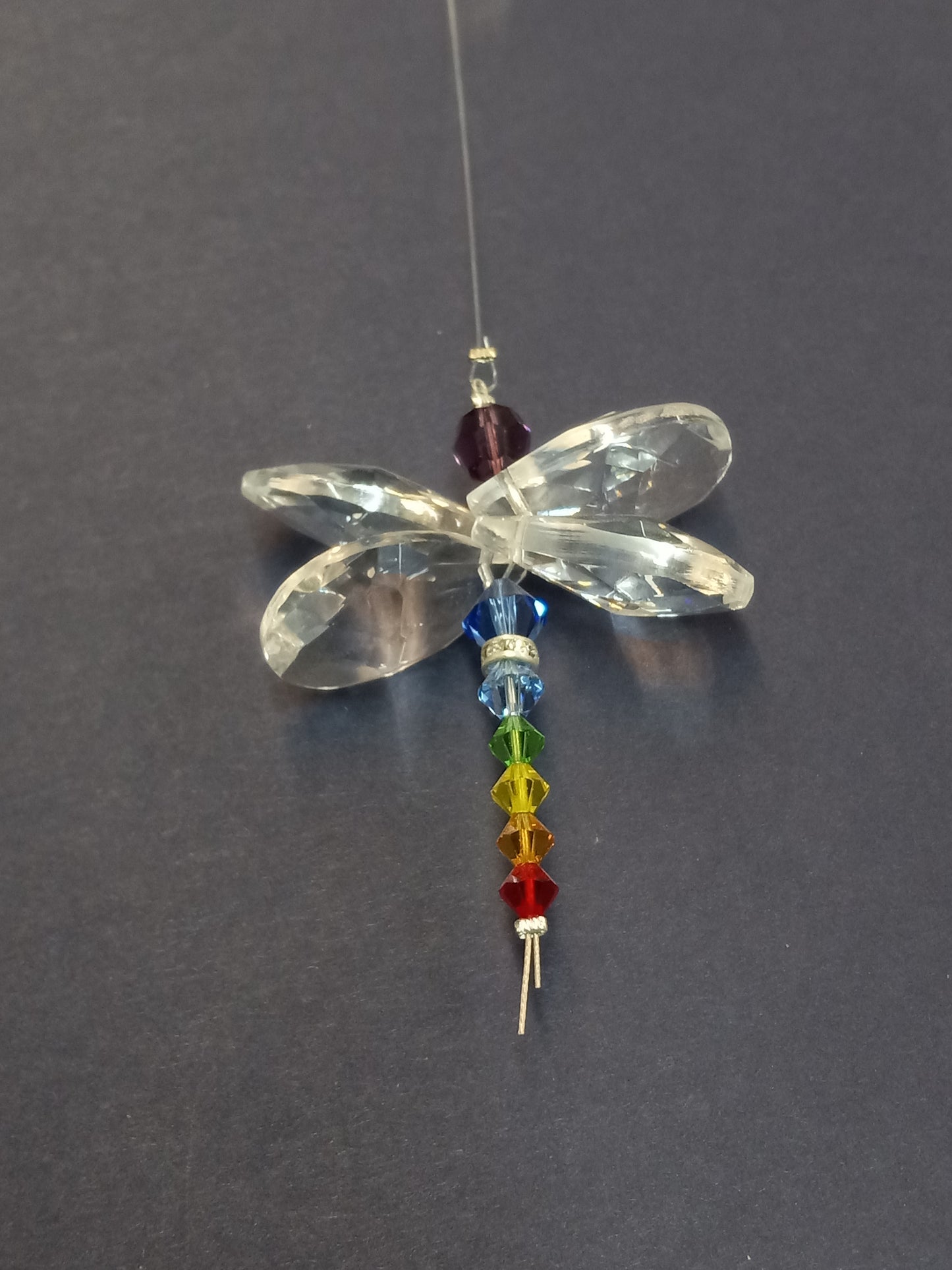 Crystal Dragonfly Rainbow