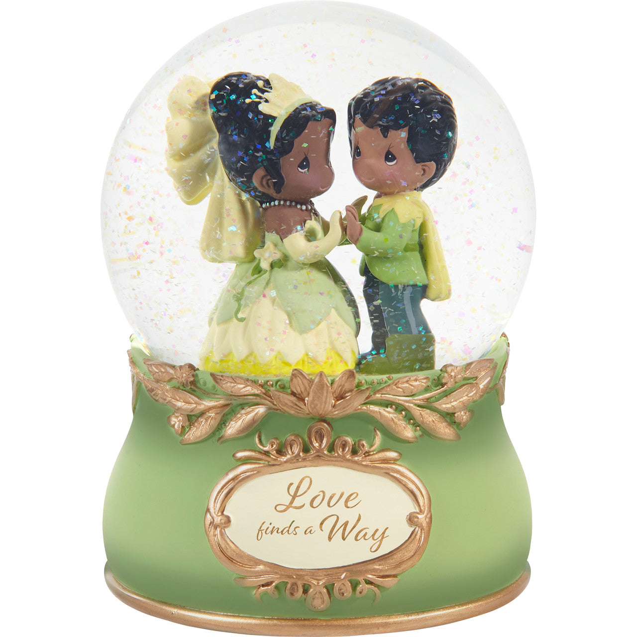Love Finds a Way Precious Moments Musical Snowglobe