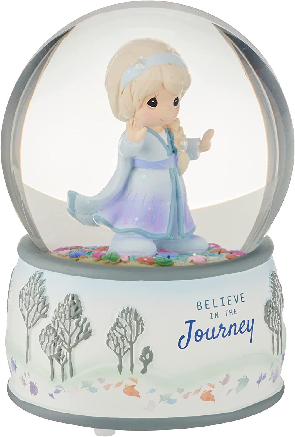 Believe in the Journey Precious Moments Disney Musical Snow/Waterglobe