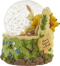 Don't Feed the Bear Disney Precious Moments Snow/Waterglobe Musical