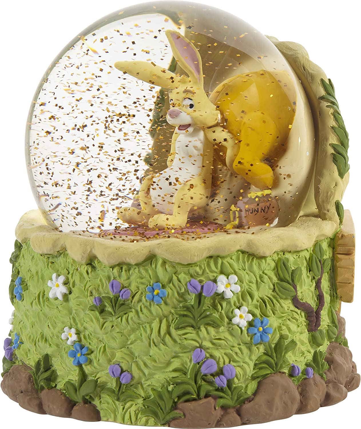 Don't Feed the Bear Disney Precious Moments Snow/Waterglobe Musical