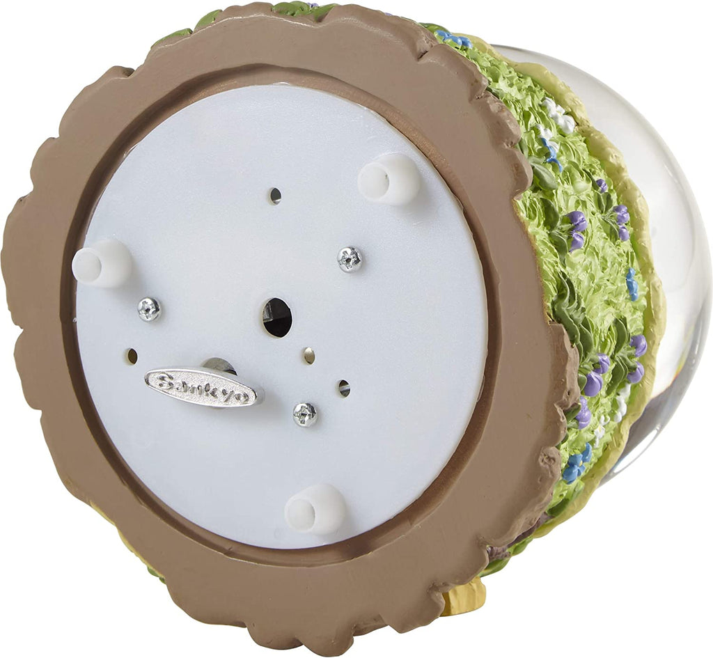 Don't Feed the Bear Disney Precious Moments Snow/Waterglobe Musical