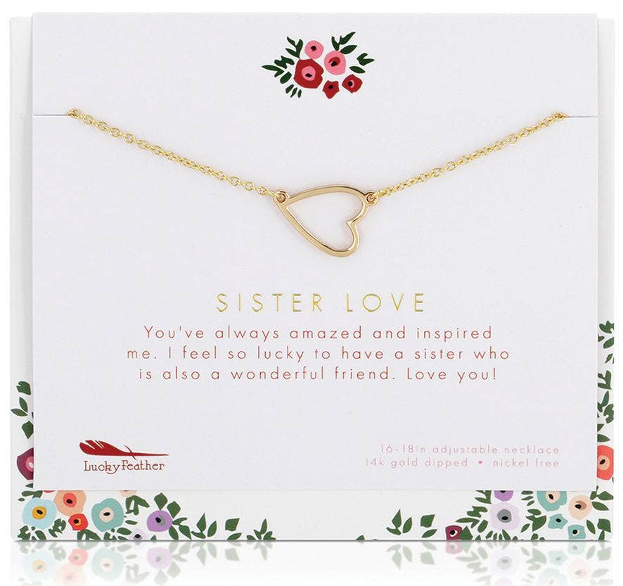 Sister Love Necklace with Card/Env