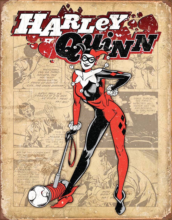 Harley Quinn Tin Sign