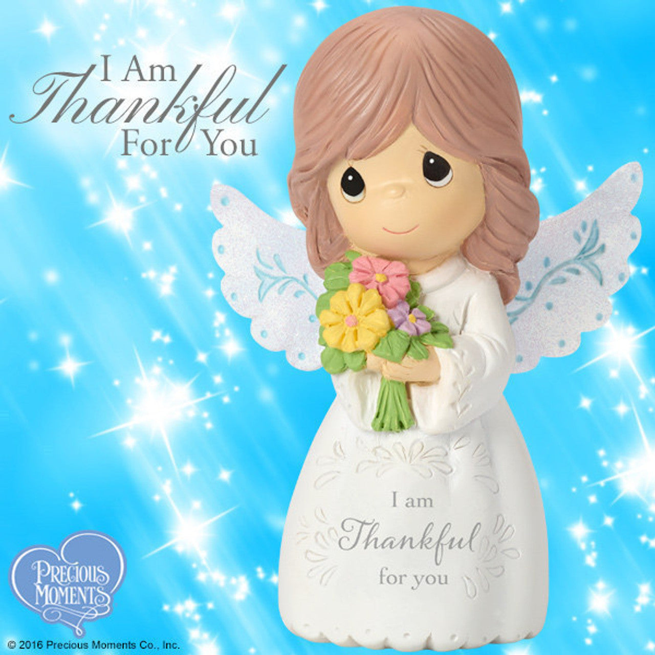 I Am Thankful For You Mini Angel Precious Moments Figurine