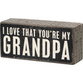 Box Sign - My Grandpa