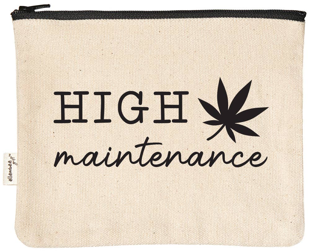 High Maintenance Sassy Zipper Pouch