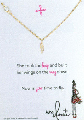 Necklace w/Feather charm