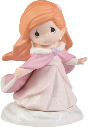 Precious Moments "Bundled Up And Ready For Adventure" Disney Ariel Figurine