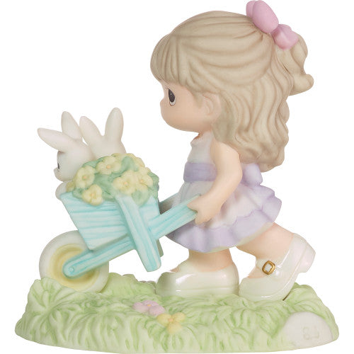 Wishing You Bunny Kisses and Springtime Wishes Precious Moments Figurine